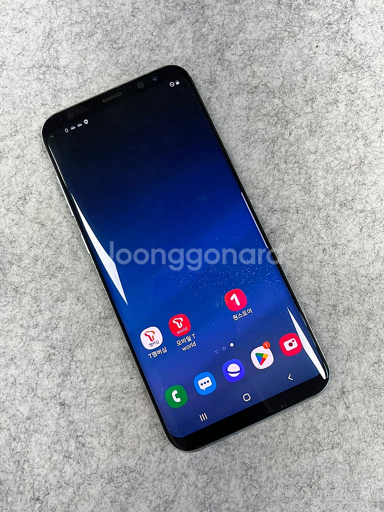 갤럭시S8플러스 64G 블루 미파손 가성비꿀폰 퀵용 배...--2