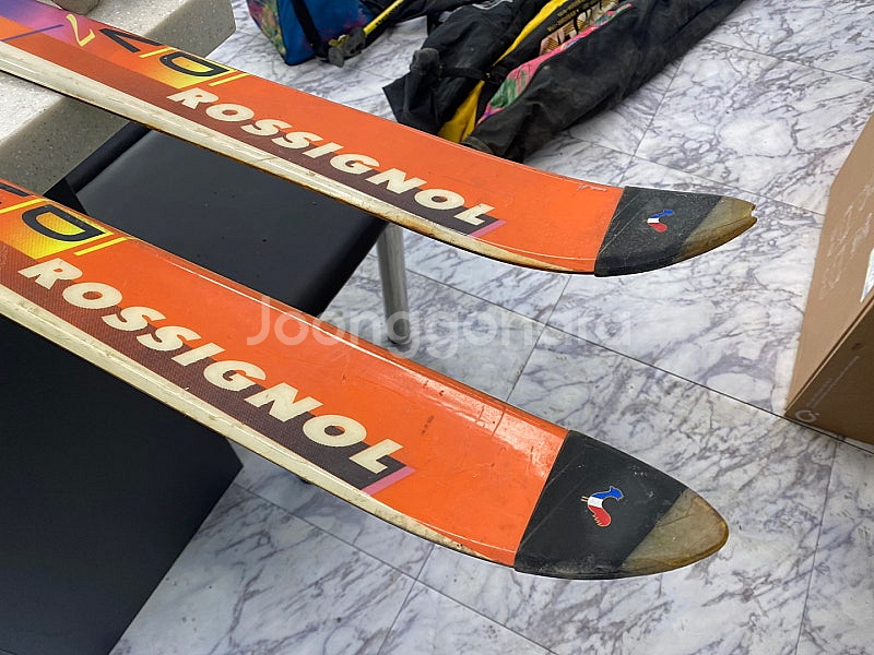 로시놀 스키 플레이트 팝니다. (부츠랑 폴대도 같이드려요)--0