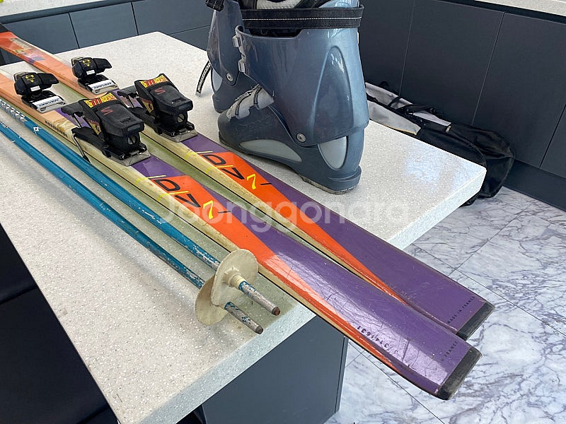 로시놀 스키 플레이트 팝니다. (부츠랑 폴대도 같이드려요)--4