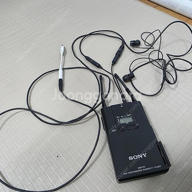 스마트폰에도 연결 가능한 소니 무선마이크 URX-P2 UTX-B2 세트 판매합니다--5