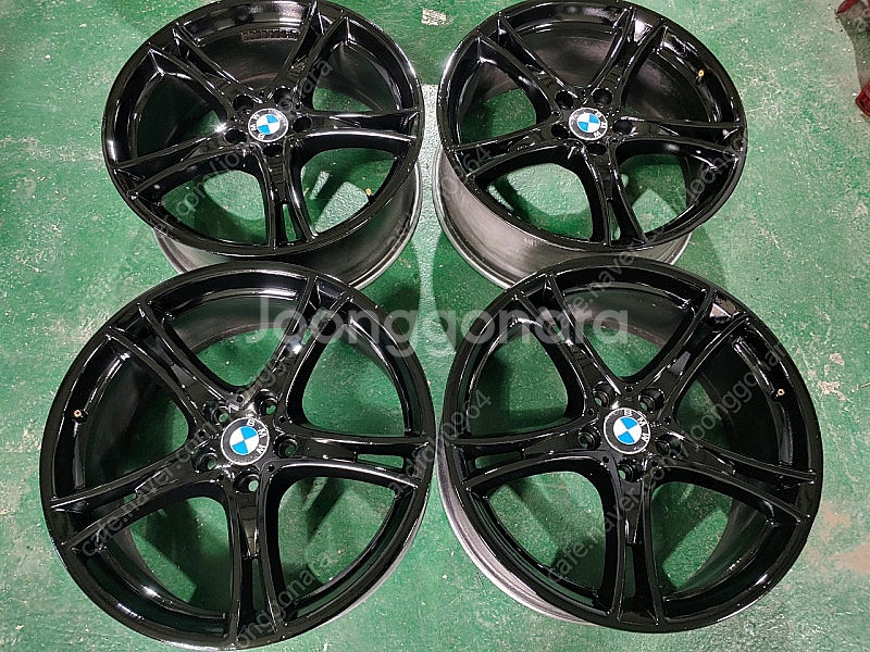 20인치 BMW 블랙도장휠--0