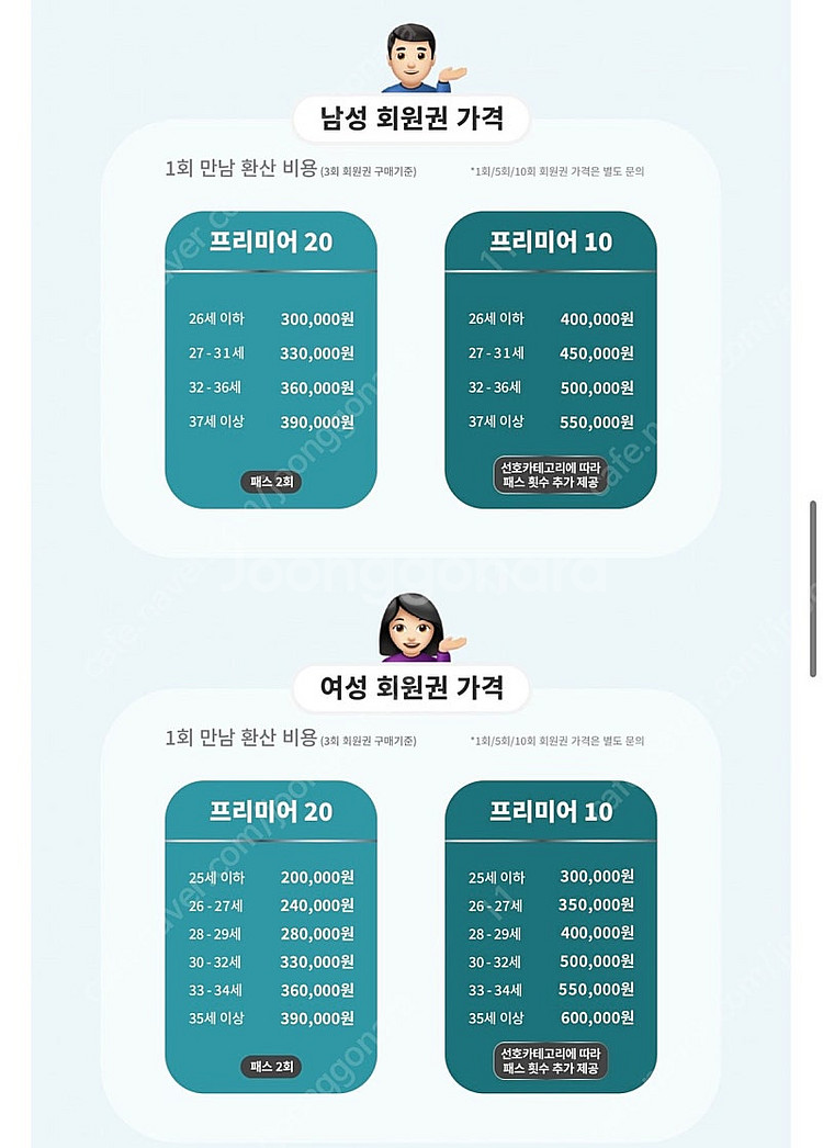 언니의 인맥 프리미어 10 2회 양도합니다.--1