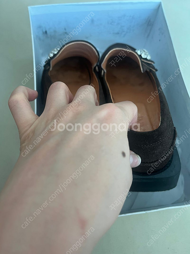 가니 스웨이드 로퍼 37--3