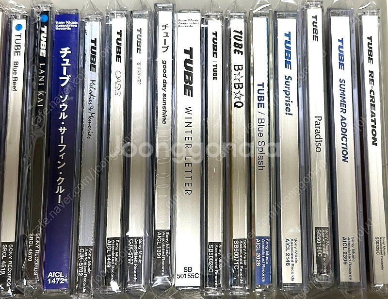 일본밴드 TUBE 앨범 일괄 판매--2