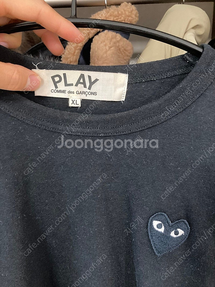 [판매] 꼼데가르송 블랙와펜 라운드 긴팔티셔츠 XL 5...--2