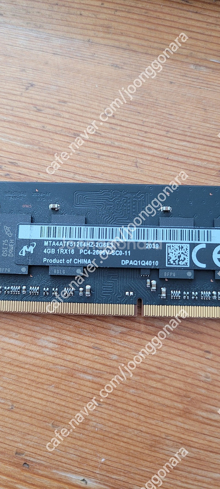 4GB 1Rx16 PC4-2666V-SC0-11--0