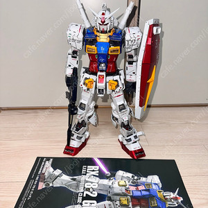 PG 언리쉬드 RX-78 퍼스트 건담 [메탈릭 도색, 반다이 정품]