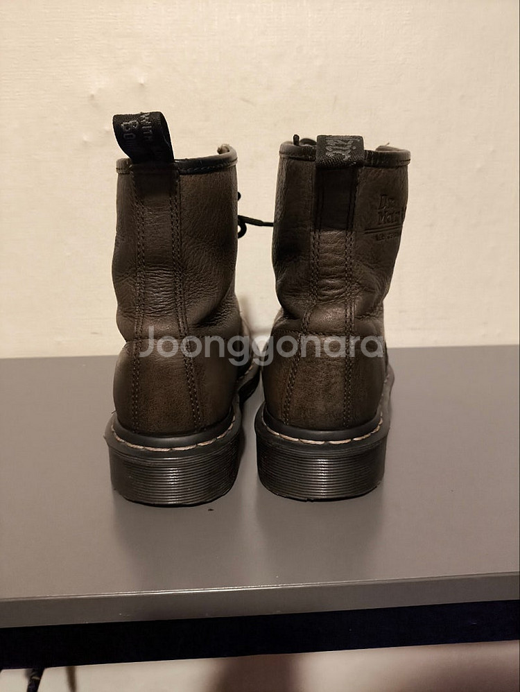 uk3 220mm 닥터마틴 1460 블랙브라운 워커--4