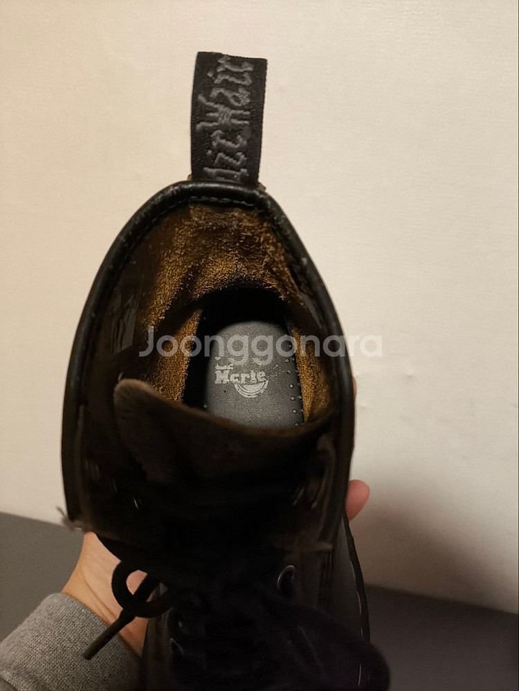 uk3 220mm 닥터마틴 1460 블랙브라운 워커--7