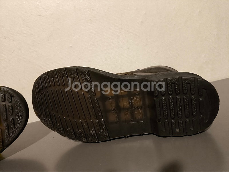 uk3 220mm 닥터마틴 1460 블랙브라운 워커--8