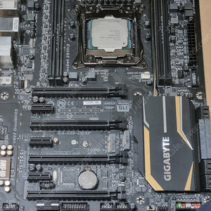 기가바이트 x99 메인보드(고장)