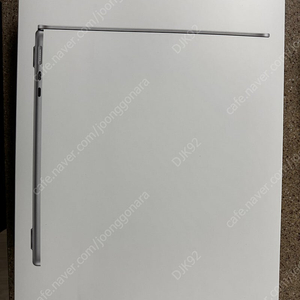 맥북 에어 M3 13인치 실버 기본형 배터리 100% 보증기한 남았음