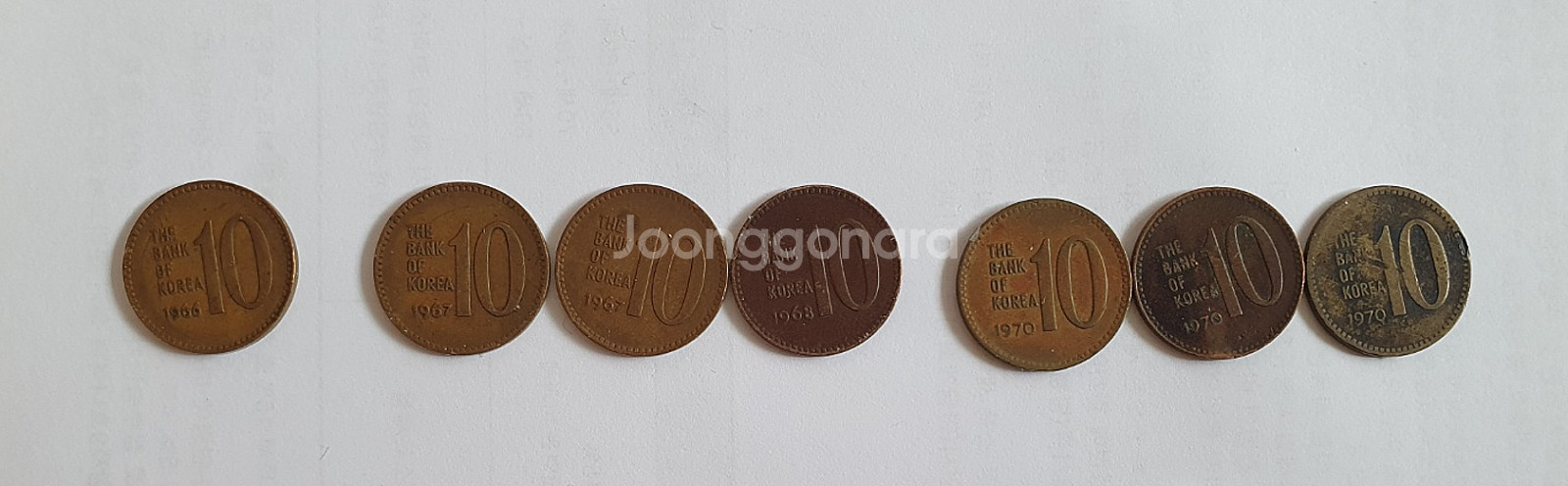 각종 희귀동전 아주매우싸게 팝니다. (10원, 100원...--1