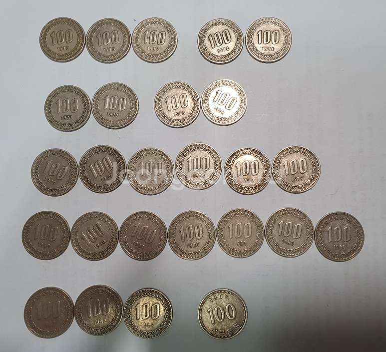 각종 희귀동전 아주매우싸게 팝니다. (10원, 100원...--6