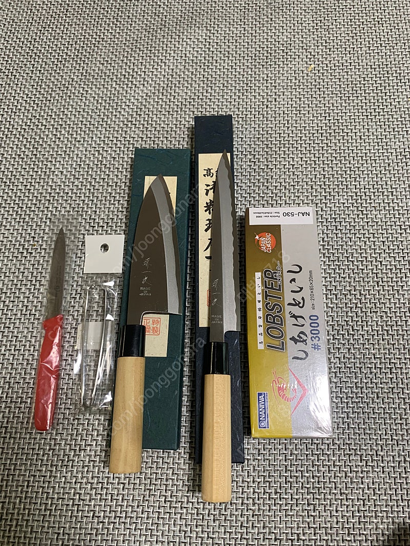 탄소강재질 마사끼사시미칼210미리 + 대바칼세트 및 용...--0