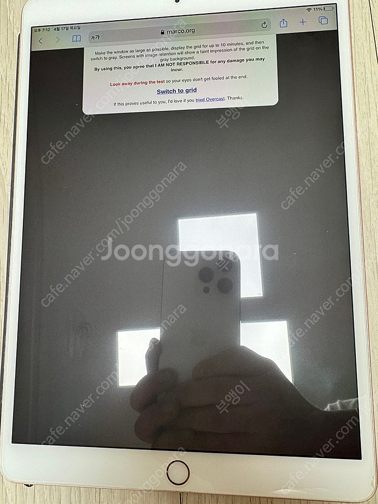 아이패드프로2 10.5 256기가 셀룰러 배터리94%--2