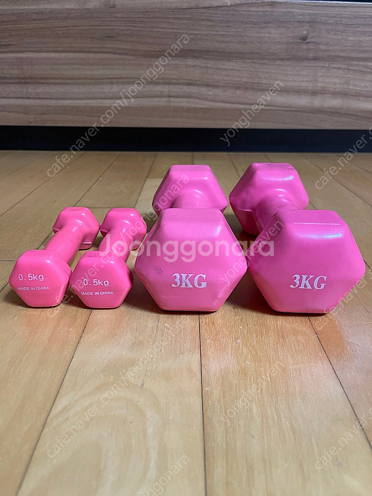 아령 3kg 2개/0.5kg 2개 (일괄15,000원)--0