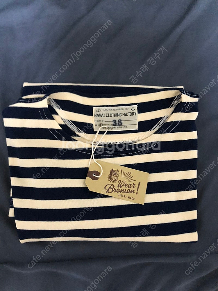 브론슨 스트라이프 반팔 티셔츠--1