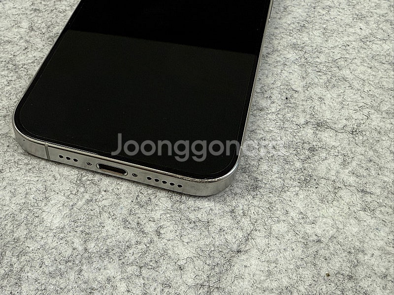 (자급제) 아이폰15프로 화이트 128G 배터리87% ...--8