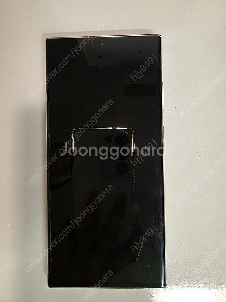 (업자아님) 갤럭시S23울트라 256G 크림 팝니다--3
