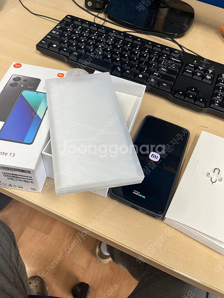 샤오미 홍미노트13 블랙 용량 256gb 램8gb 국내...--0