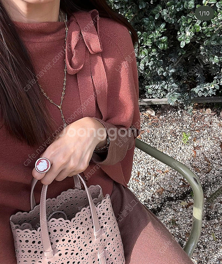 예지스 니트케이프 차콜--2