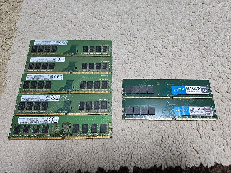 삼성전자, 마이크론 램 메모리 DDR4 8GB 8기가 ...--0