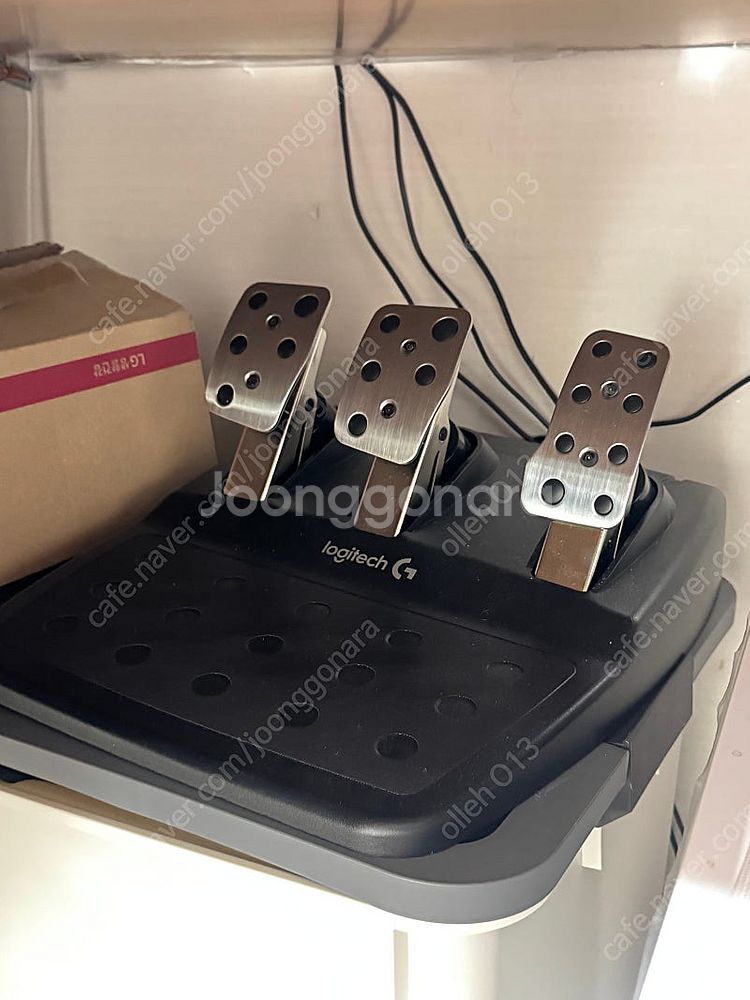 풀박스 )로지텍 g29 쉬프터 포함 실사용 5회미만--1