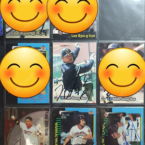 KBO 테레카 등 직필 싸인카드 500장 - 양준혁 김동주 마해영 이상훈 손민한 박정태 염종석 정민태 김선우 니퍼트 로하스 등 - 6천원 ~