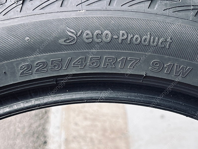 225 45 17 브리지스톤타이어 세레니티플러스 중고타이어 2254517 남양주 구리 이미지