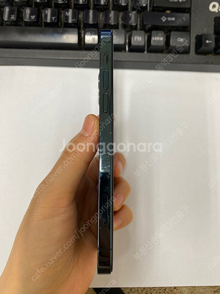 196386 아이폰12프로 블루 외관깔끔 256GB 무...--4
