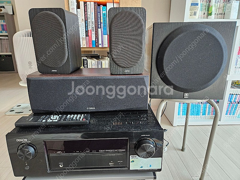 엘지 시네빔, 데논 앰프, 야마하 우퍼 및 센터 스피커...--0