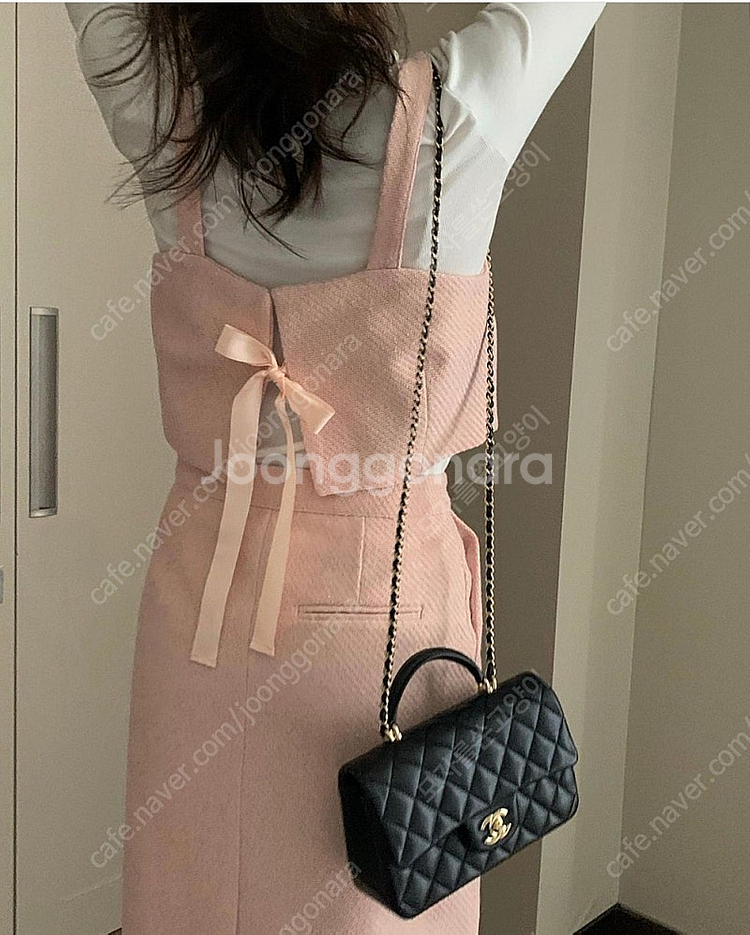 프리티영띵 프영띵 푸딩 뷔스티에 스커트 세트--1