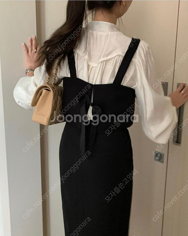 프리티영띵 프영띵 푸딩 뷔스티에 스커트 세트--5