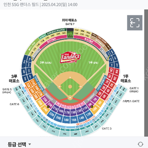 4/20 ssg vs LG 으뜸존 티켓 구해봅니다