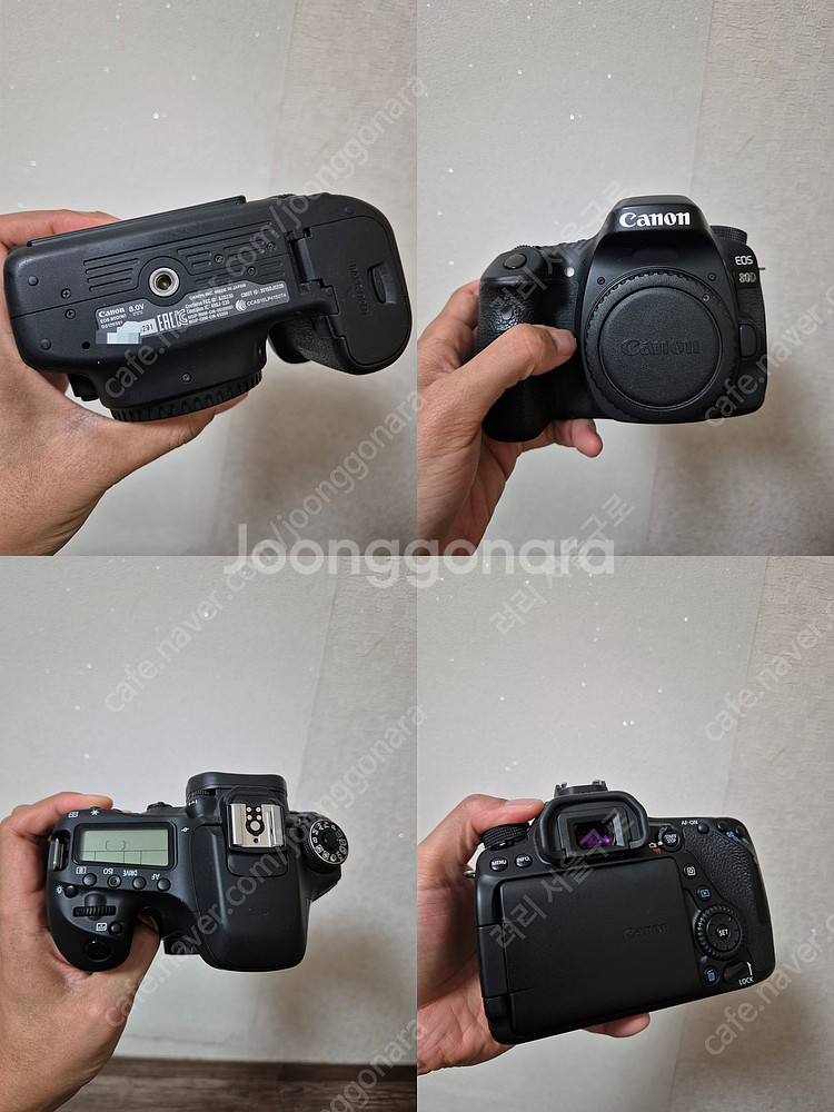 캐논 80D 및 팬케이크 렌즈(24mm) 판매합니다.--3