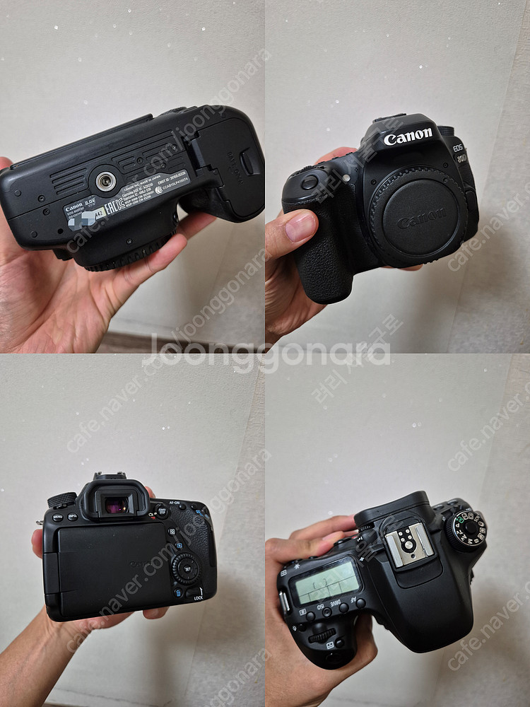 캐논 80D 및 팬케이크 렌즈(24mm) 판매합니다.--6