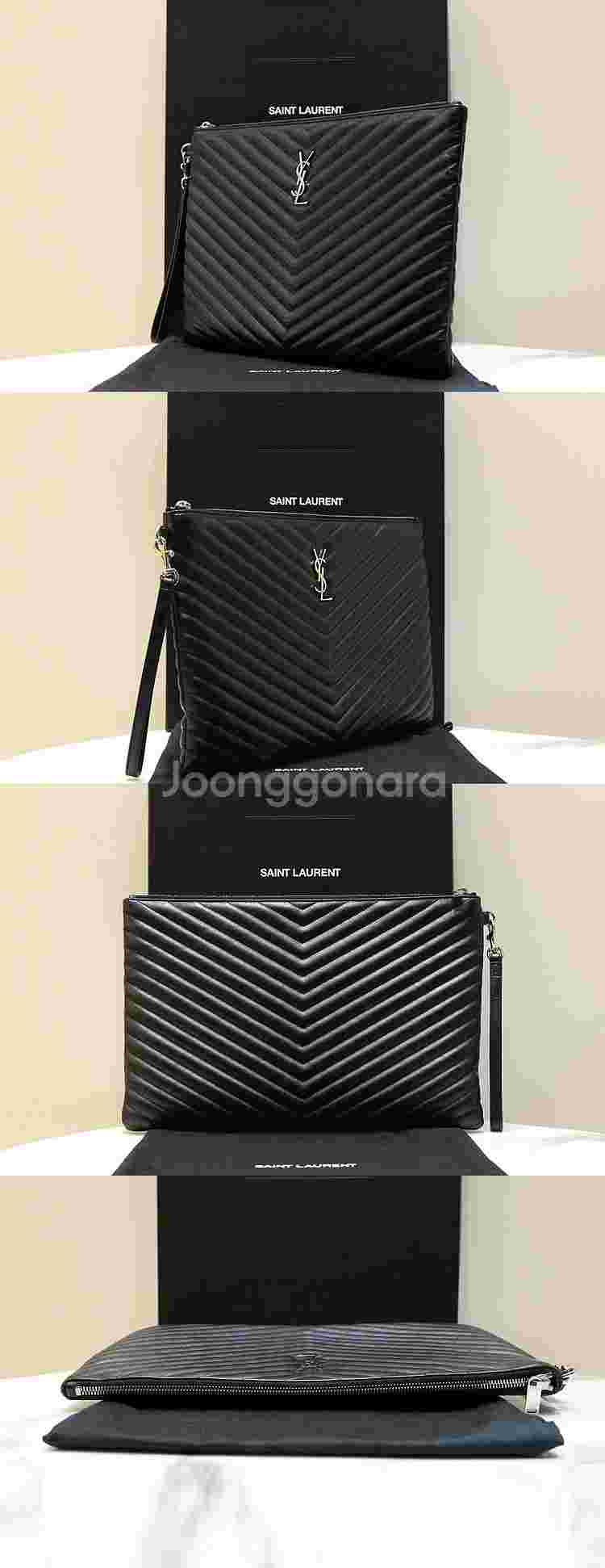 [중고명품다올] 생로랑 YSL 모노그램 마틀라세 퀄팅 ...--1