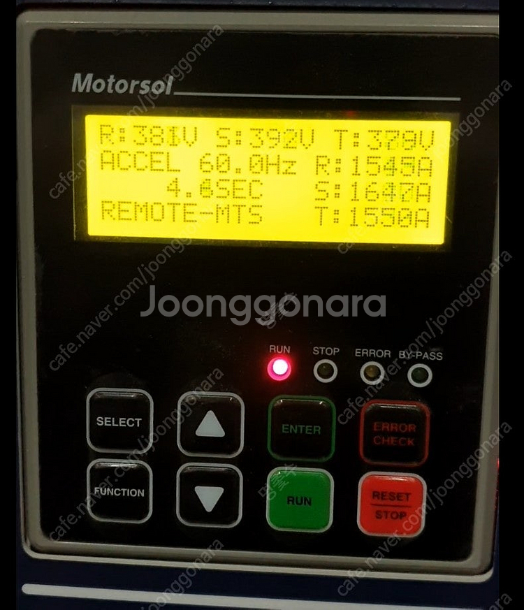 새것 같은 중고 엘지산전 제조 "소프트스타터" 375K...--1