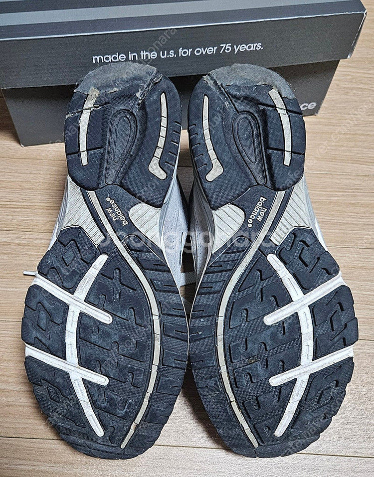 뉴발란스 993 그레이 275~280 사이즈--4