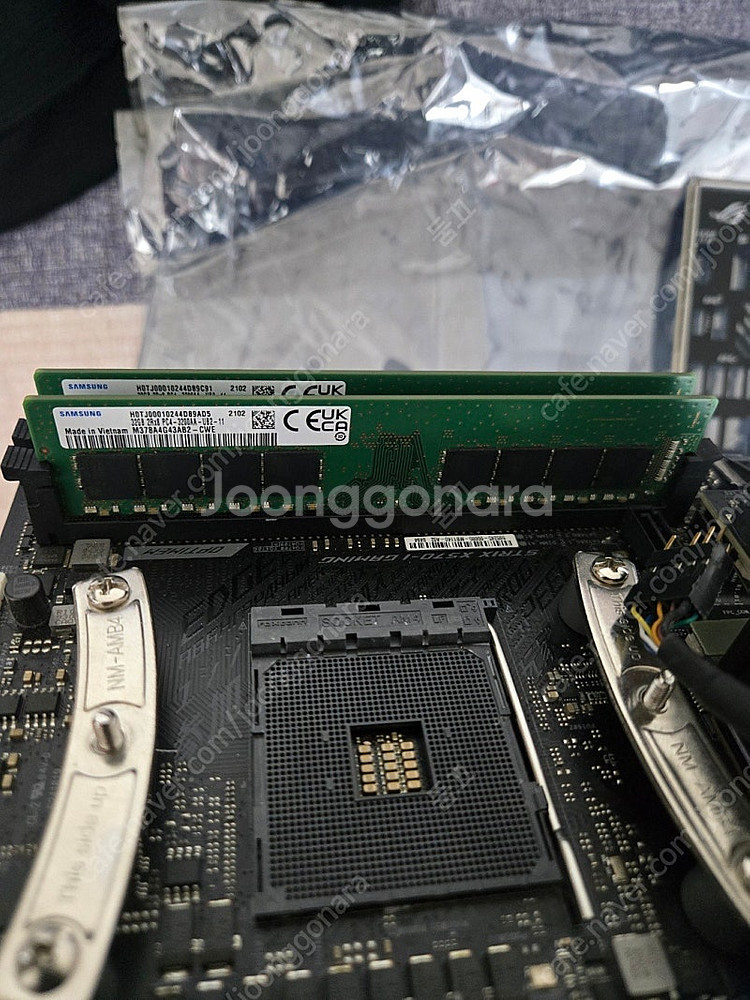 STRIX X570-I , 램 64기가 세트 팝니다--1