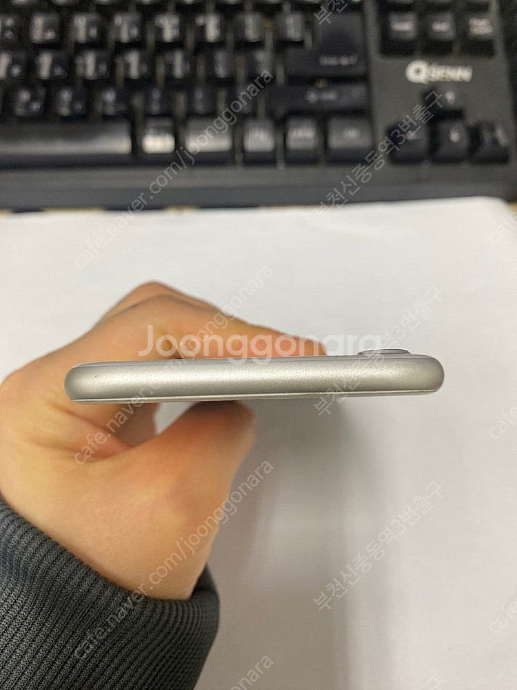201996 아이폰7 실버 A급 32GB 무잔상 배터리...--4