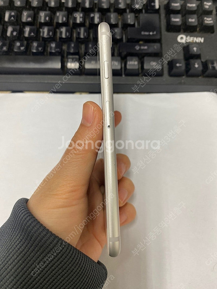 201996 아이폰7 실버 A급 32GB 무잔상 배터리...--5