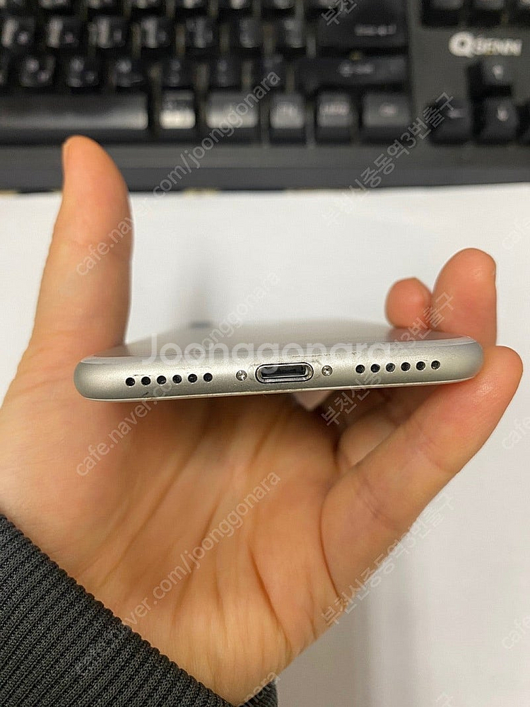 201996 아이폰7 실버 A급 32GB 무잔상 배터리...--6