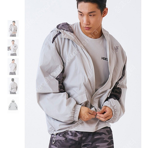 에이치덱스 정품 오프단독컬러 라이트 사이드 매쉬 자켓 (Light Gray) m or xl