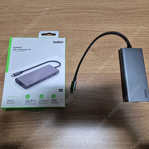 벨킨 7in1 USB-C타입 멀티 허브 INC009bt 100W 상태 매우 좋음