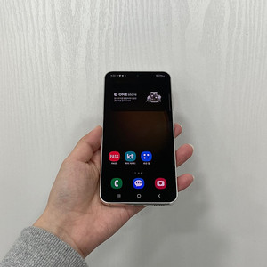 81406 A급. 갤럭시S23 512기가 크림 공기계 팝니다 40만원