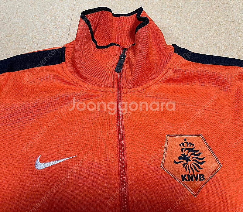 나이키 네덜란드 축구 국가 대표팀 트랙 재킷 오렌지 M...--2