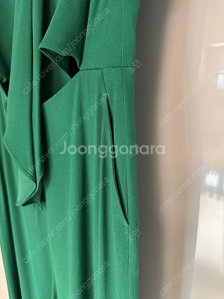 36) 산드로 S/S 점프수트 그린--5