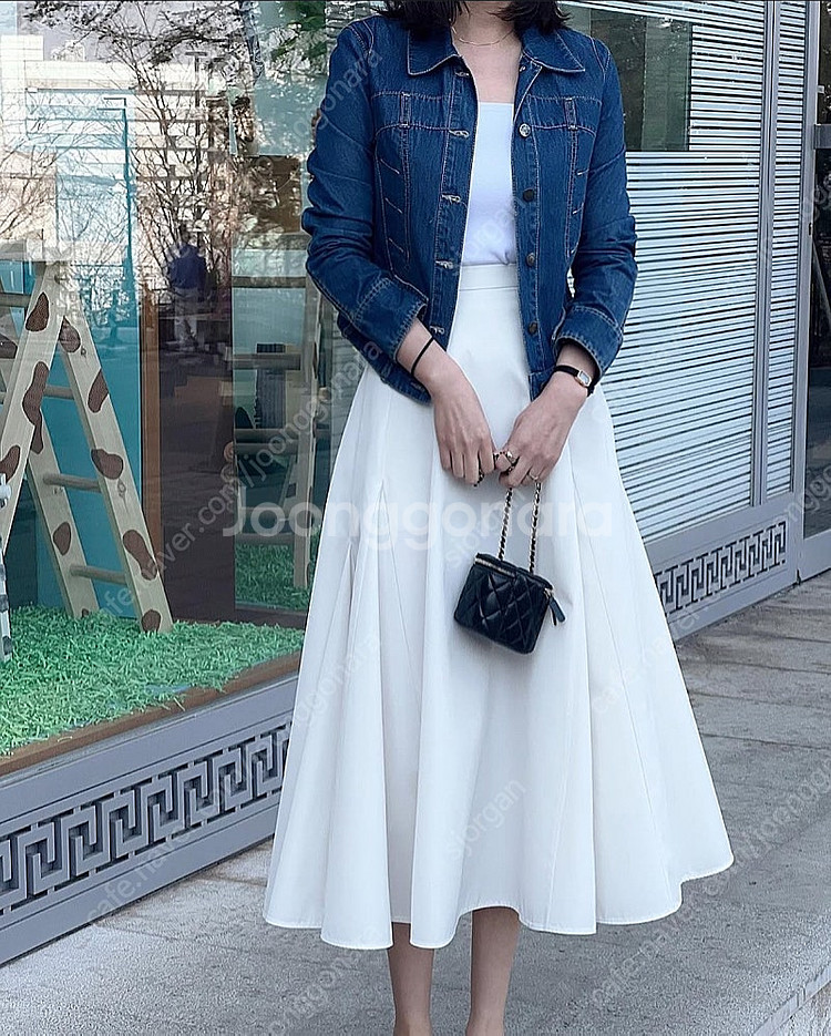 오뮤-절개 스커트/쎄모먼--0